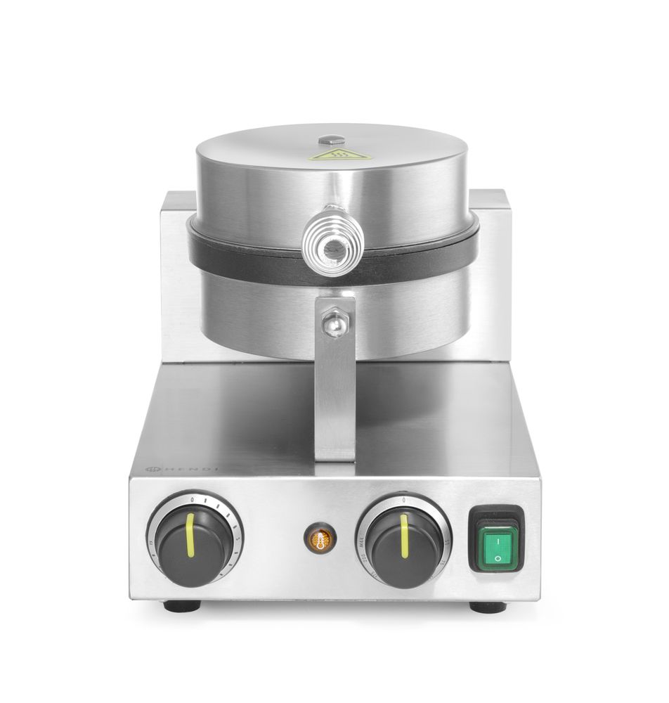 Piastra per waffle rotonda HENDI - lunghezza 491 × larghezza 253 × altezza 285 mm | HE212172