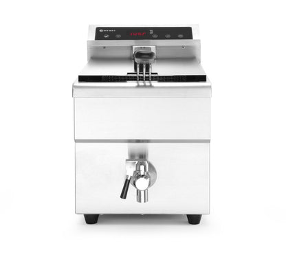 Friggitrice ad induzione con rubinetto di scarico - 8 l HENDI - lunghezza 619 × larghezza 288 × altezza 408 mm | HE215012