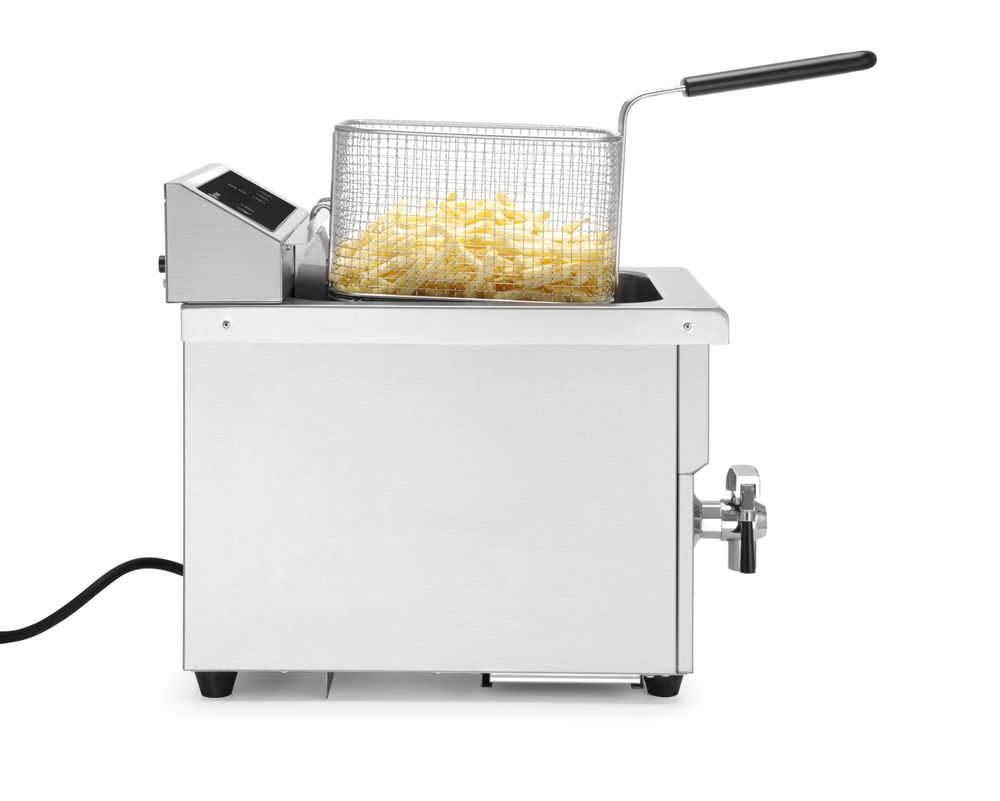 Friggitrice ad induzione con rubinetto di scarico - 8 l HENDI - lunghezza 619 × larghezza 288 × altezza 408 mm | HE215012