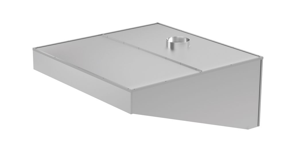 Cappa aspirante, inclinata, a parete, imbullonata HENDI - lunghezza 1015 × larghezza 1000 × altezza 580 mm | HE219775