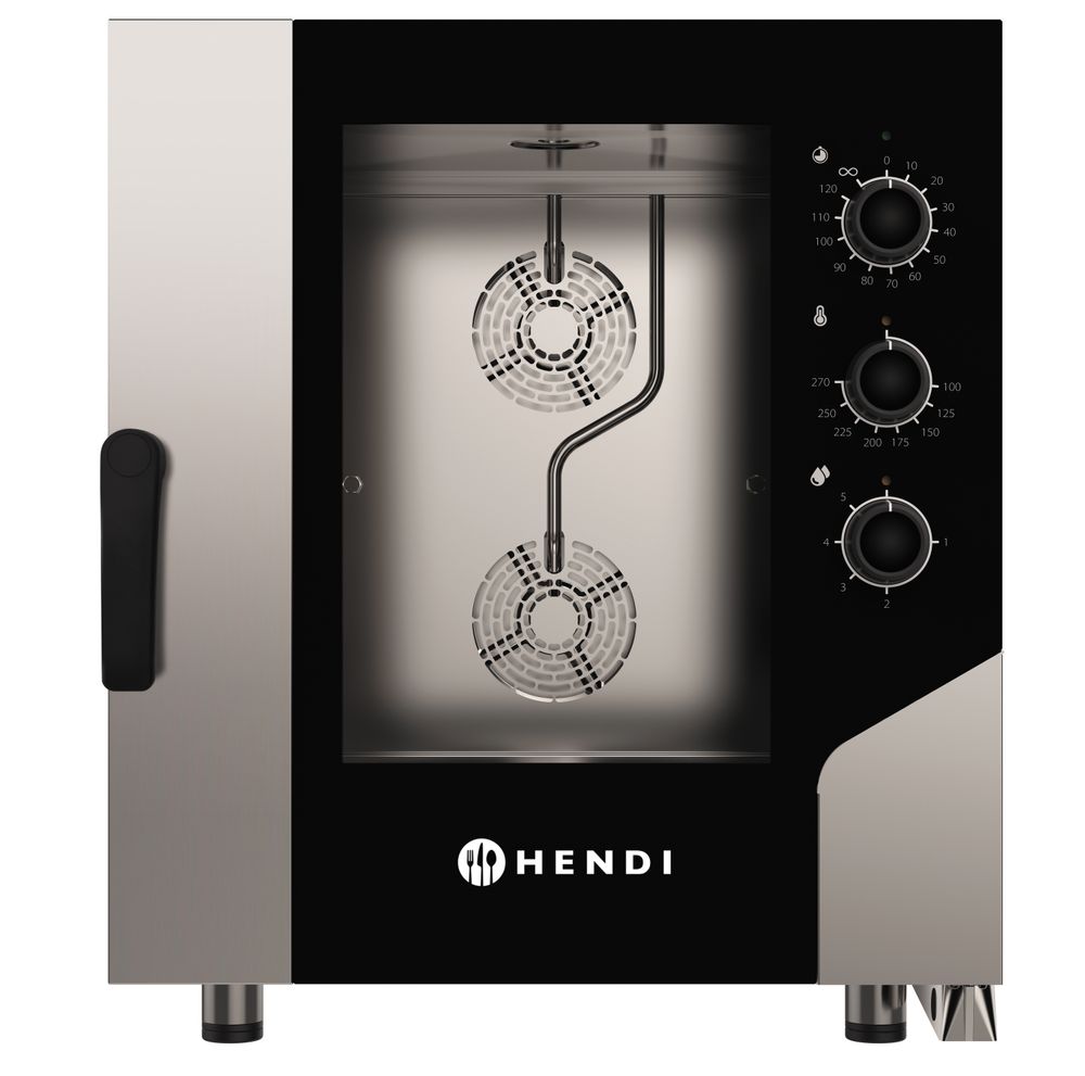 CONTROLLO forno a vapore a convezione 7x GN1/1 HENDI - lunghezza 858 × larghezza 750 × altezza 850 mm | HE219928