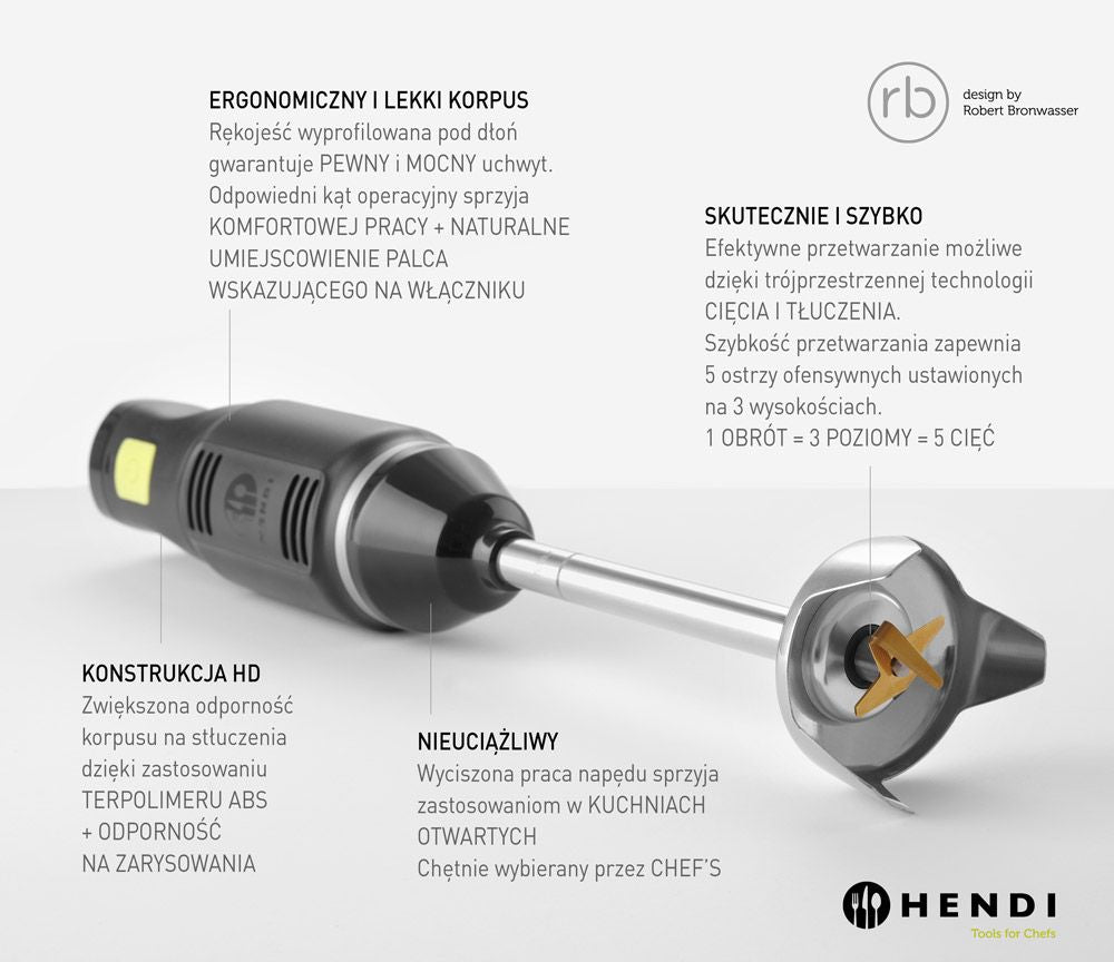 Frullatore ad immersione HENDI BLEND - Ø 71 mm | HE222157