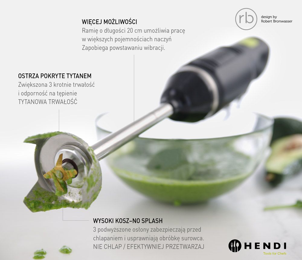 Frullatore ad immersione HENDI BLEND - Ø 71 mm | HE222157
