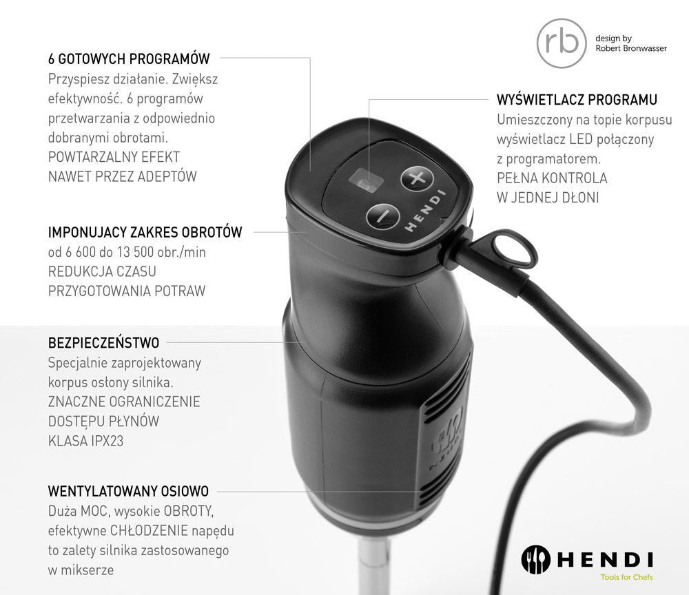 Frullatore ad immersione HENDI BLEND - Ø 71 mm | HE222157