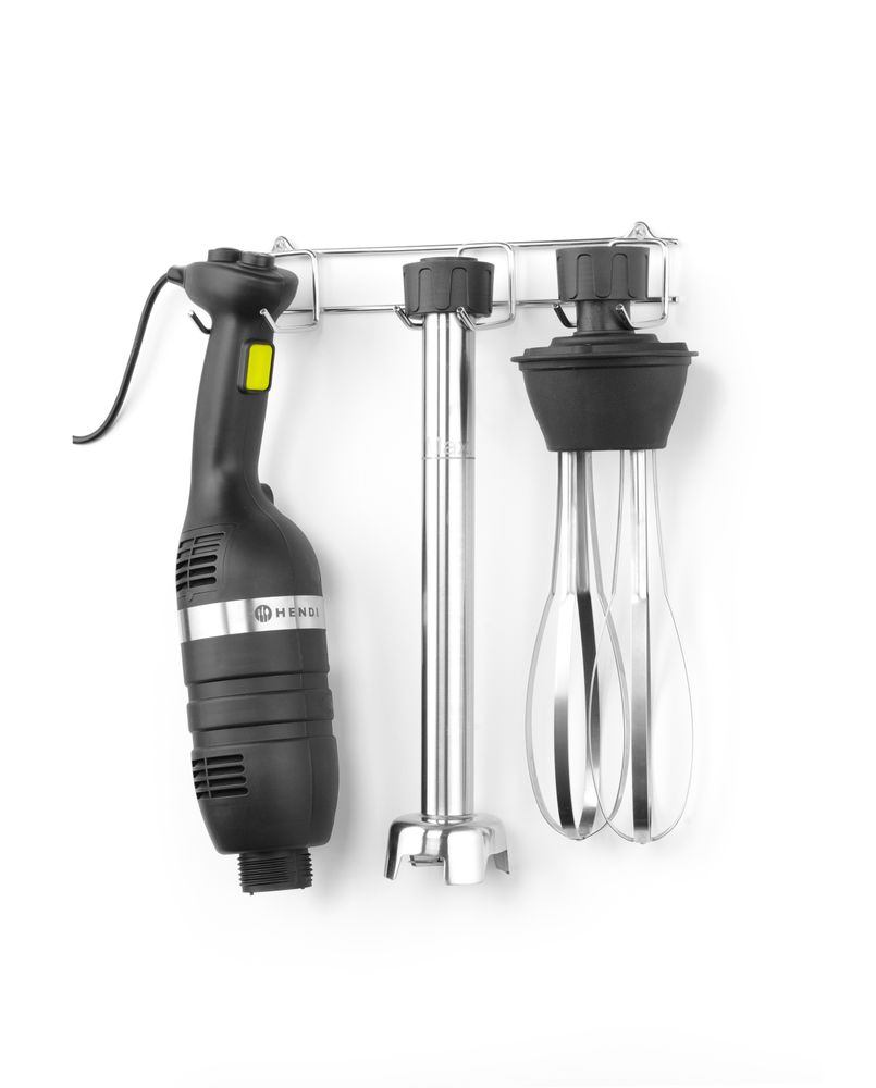 Set: Miscelatore stick 350 a velocità variabile + frusta + rack a parete HENDI - Ø 100 mm | HE222393