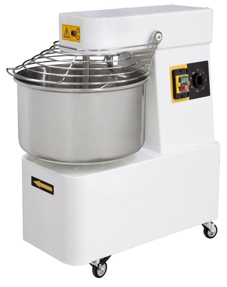 Impastatrice a spirale con testa e ciotola fisse, 2 velocità HENDI - lunghezza 385 × larghezza 685 × altezza 730 mm |