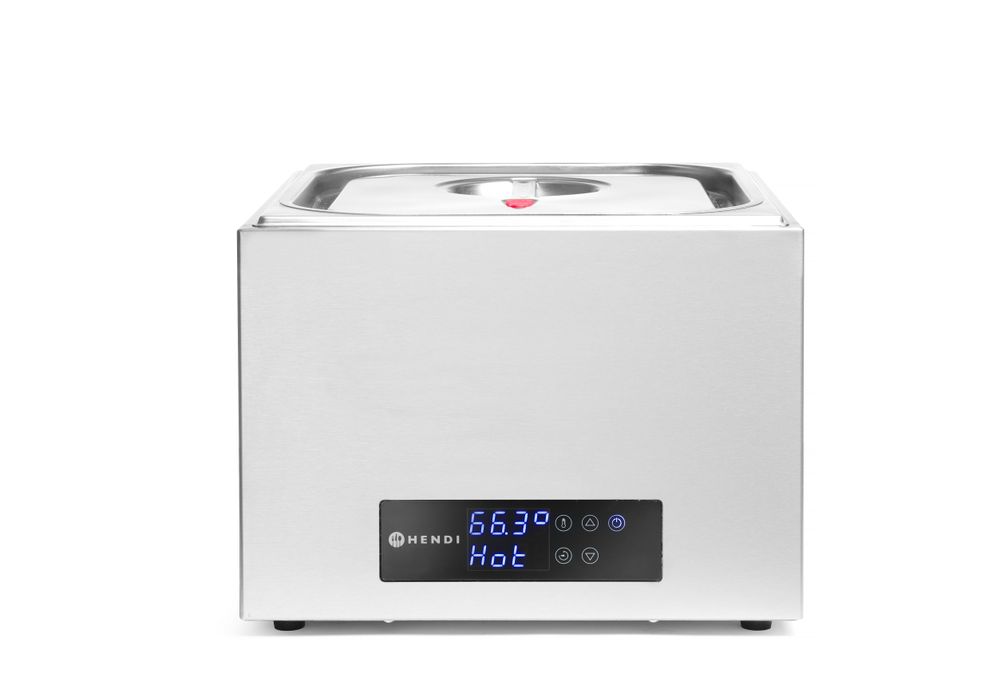 Sistema di cottura sottovuoto a bagnomaria GN 2/3 HENDI - lunghezza 395 × larghezza 343 × altezza 255 mm | HE225264