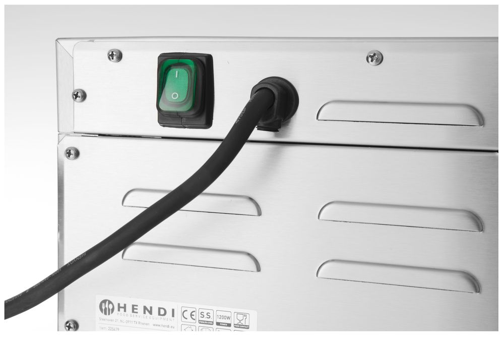 Forno per cottura a bassa temperatura e mantenimento in caldo HENDI - lunghezza 1198 × larghezza 500 × altezza 413 mm |