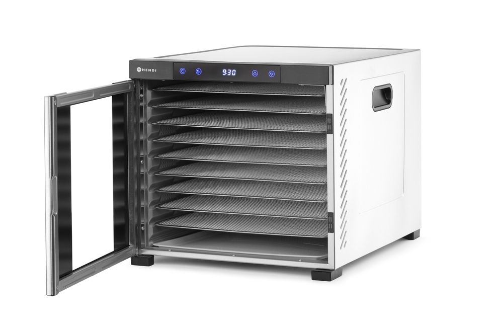 Essicatoio Profi Line 10 teglie HENDI - lunghezza 572 × larghezza 432 × altezza 416 mm | HE229026