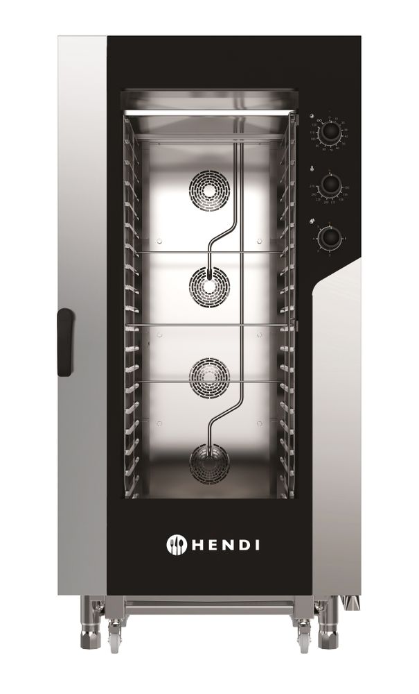 CONTROLLO forno a vapore a convezione 20x GN1/1 HENDI - GN GN 1/1 | HE229590