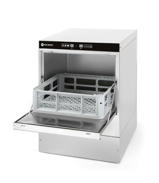 Lavabicchieri 40x40, controllo elettromeccanico HENDI - lunghezza 566 × larghezza 472 × altezza 705 mm | HE233009