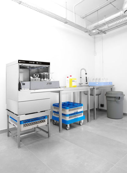 Lavastoviglie 50x50 - controllo elettronico HENDI - lunghezza 645 × larghezza 576 × altezza 837 mm | HE231753