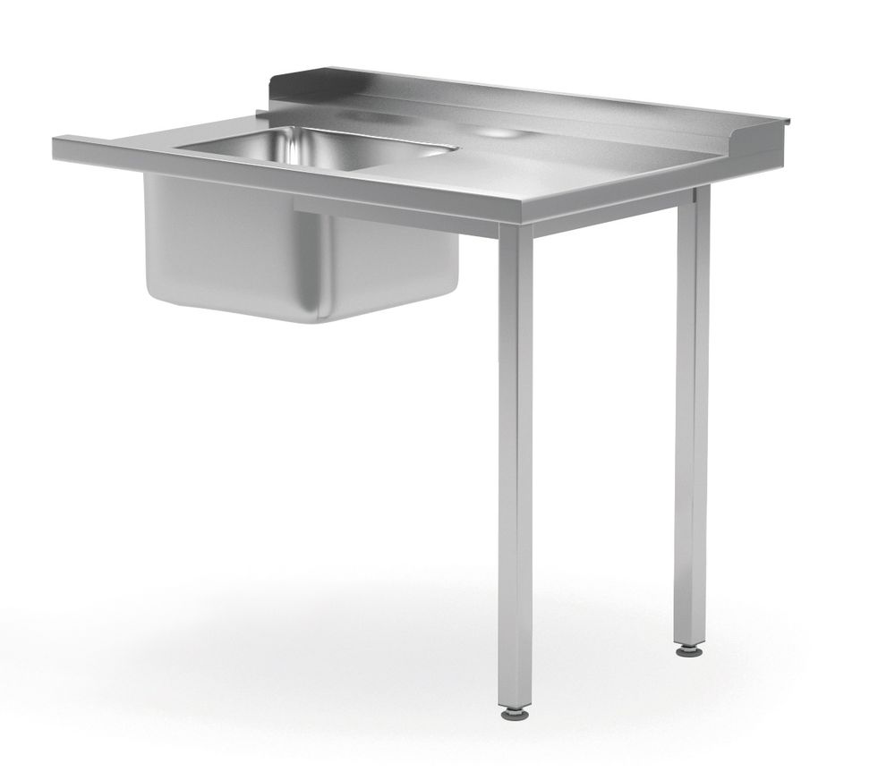 Tavolo per lavastoviglie a passaggio con lavello HENDI | HE238592
