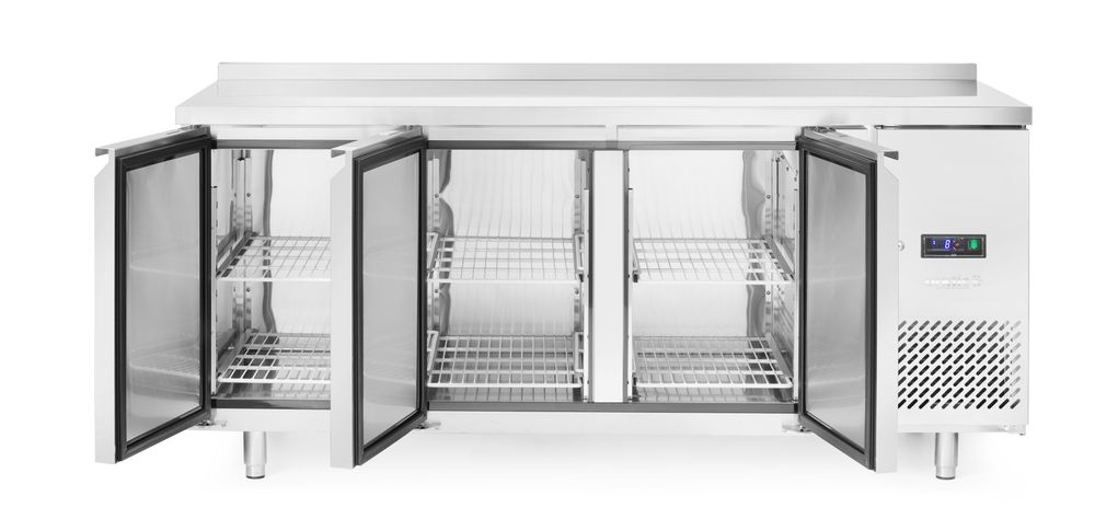 Bancone refrigerato, 3 porte Arktic - lunghezza 700 × larghezza 1796 × altezza 840 mm | HE238127