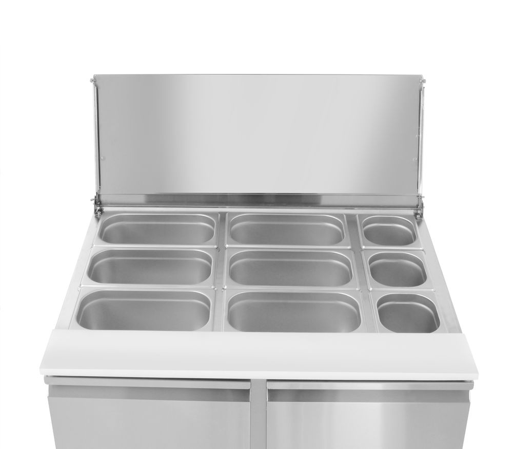 Saladette a due porte 300L Arktic - lunghezza 702 × larghezza 912 × altezza 1205 mm | HE232804