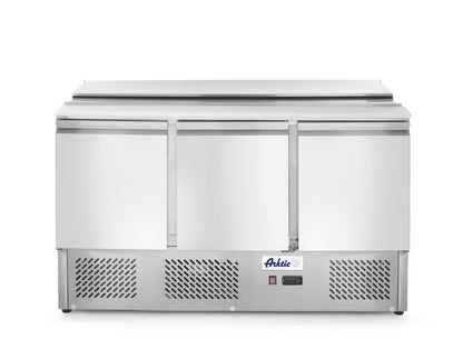 Saladette a tre porte 380L Arktic - lunghezza 702 × larghezza 1377 × altezza 1205 mm | HE232811