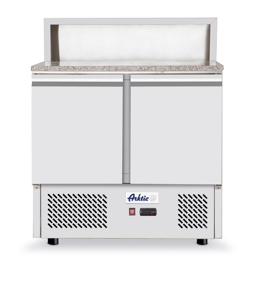 Banco pizza con due porte 300L Arktic - lunghezza 702 × larghezza 900 × altezza 1110 mm | HE232859