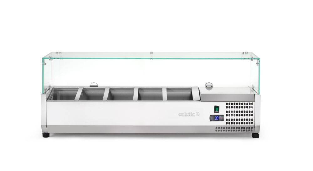 Vetrina refrigerata GN 1/4 Arktic - lunghezza 355 × larghezza 1208 × altezza 460 mm | HE232903