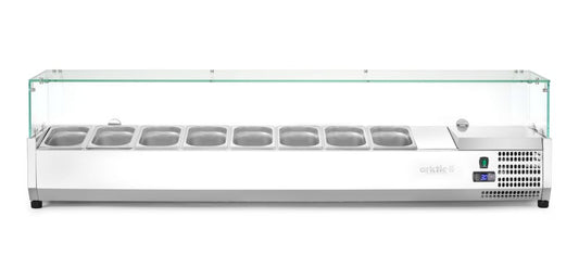 Vetrina refrigerata GN 1/4 Arktic - lunghezza 355 × larghezza 1808 × altezza 460 mm | HE232927