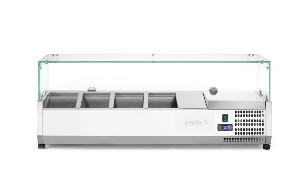 Vetrina refrigerata GN 1/3 Arktic - lunghezza 420 × larghezza 1607 × altezza 460 mm | HE232989