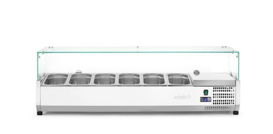 Vetrina refrigerata GN 1/3 Arktic - lunghezza 420 × larghezza 1405 × altezza 456 mm | HE232972