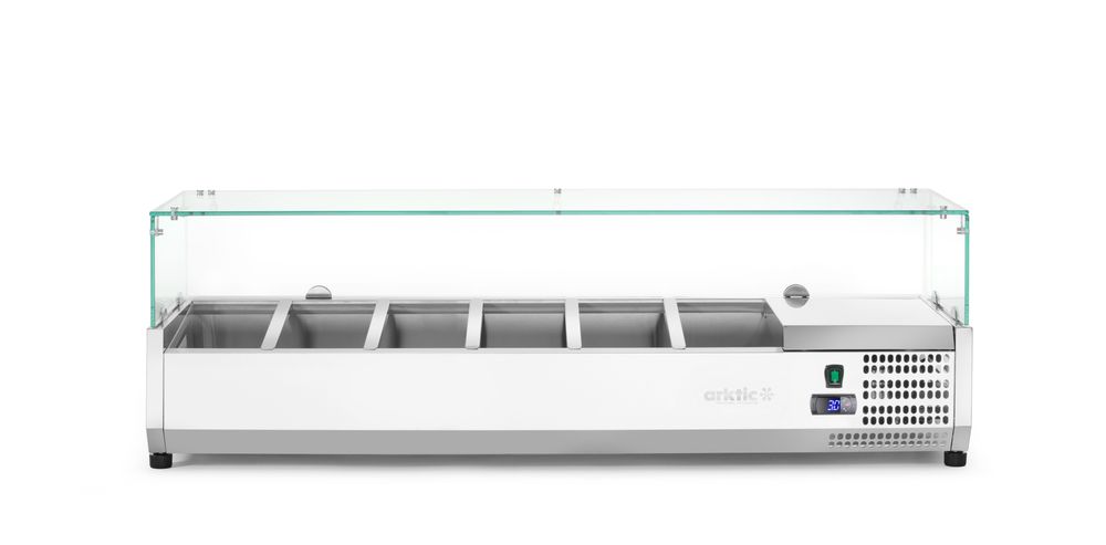 Vetrina refrigerata GN 1/3 Arktic - lunghezza 420 × larghezza 1405 × altezza 456 mm | HE232972