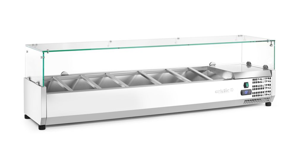 Vetrina refrigerata GN 1/3 Arktic - lunghezza 420 × larghezza 1607 × altezza 460 mm | HE232989