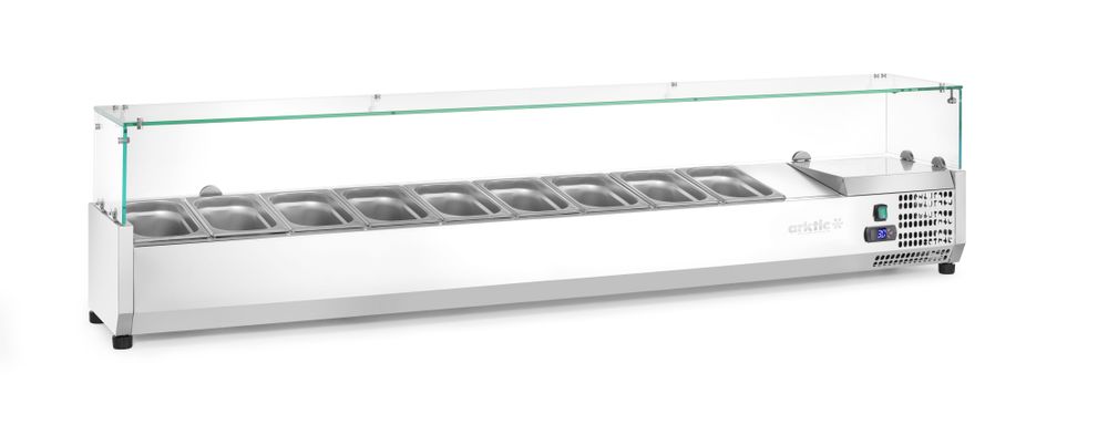 Vetrina refrigerata GN 1/3 Arktic - lunghezza 420 × larghezza 2006 × altezza 456 mm | HE232996