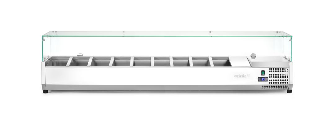 Vetrina refrigerata GN 1/3 Arktic - lunghezza 420 × larghezza 2006 × altezza 456 mm | HE232996