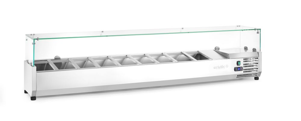 Vetrina refrigerata GN 1/3 Arktic - lunghezza 420 × larghezza 2006 × altezza 456 mm | HE232996
