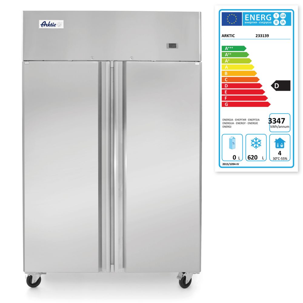 Congelatore con 2 porte 900L Arktic - lunghezza 770 × larghezza 1202 × altezza 1960 mm | HE233139