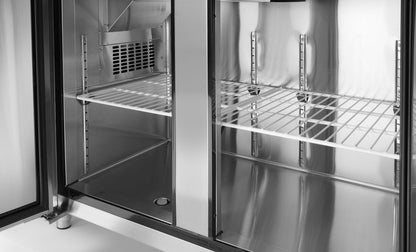 Banco refrigerato a due porte Kitchen Line 220L Arktic - lunghezza 599 × larghezza 1200 × altezza 886 mm | HE233344