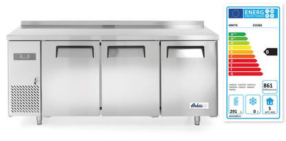 Banco refrigerato tre porte Kitchen Line 390L Arktic - lunghezza 599 × larghezza 1800 × altezza 886 mm | HE233382