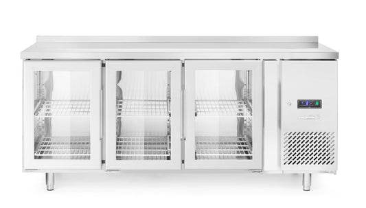 Banco refrigerato con tre porte in vetro Arktic | HE233436