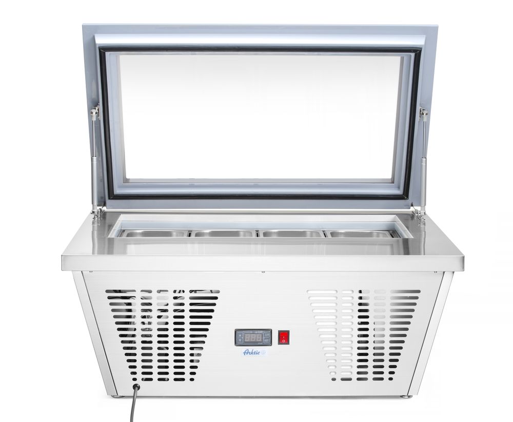 Congelatore vetrina per gelato Arktic - lunghezza 735 × larghezza 866 × altezza 380 mm | HE233689