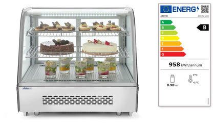Vetrina refrigerata da banco Arktic - lunghezza 570 × larghezza 707 × altezza 680 mm | HE233702