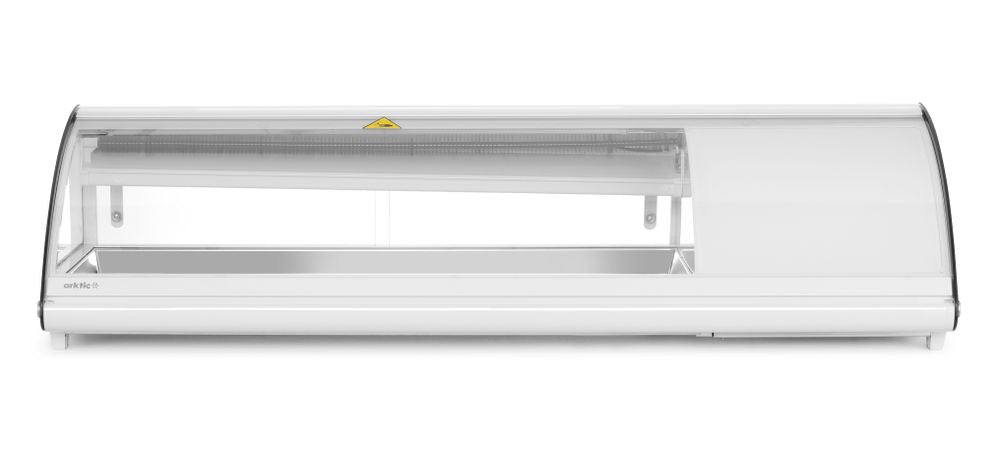 Vetrina refrigerata sushi 5x GN 1/3 Arktic - lunghezza 445 × larghezza 1307 × altezza 327 mm | HE233757