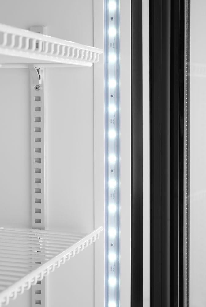 Frigorifero per bar posteriore con pannello retroilluminato, porta singola Arktic - lunghezza 691 × larghezza 625 × altezza