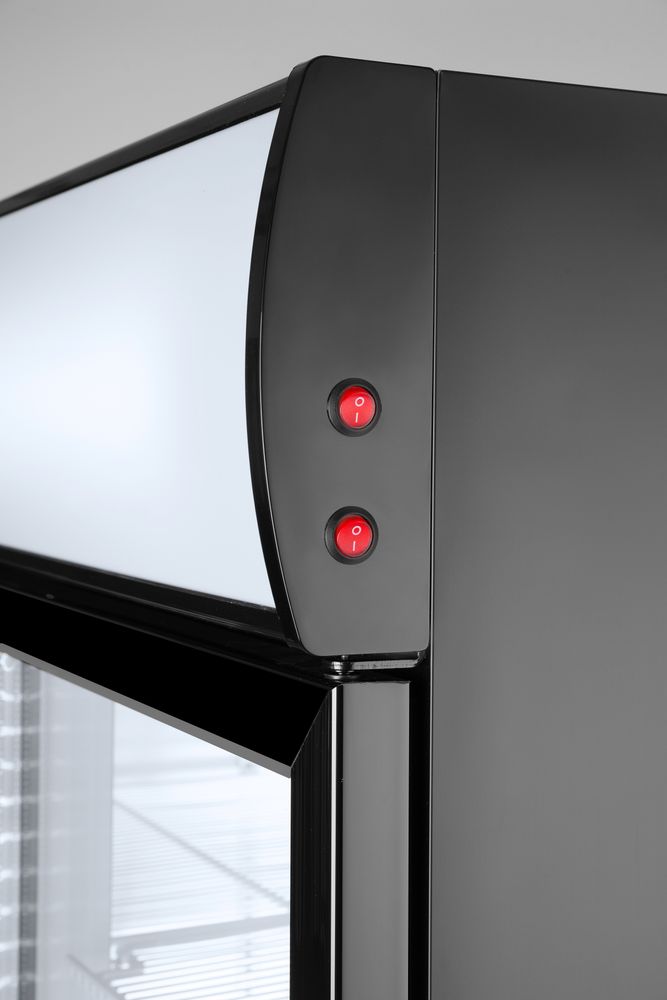 Frigorifero per bar posteriore con pannello retroilluminato, porta singola Arktic - lunghezza 691 × larghezza 625 × altezza