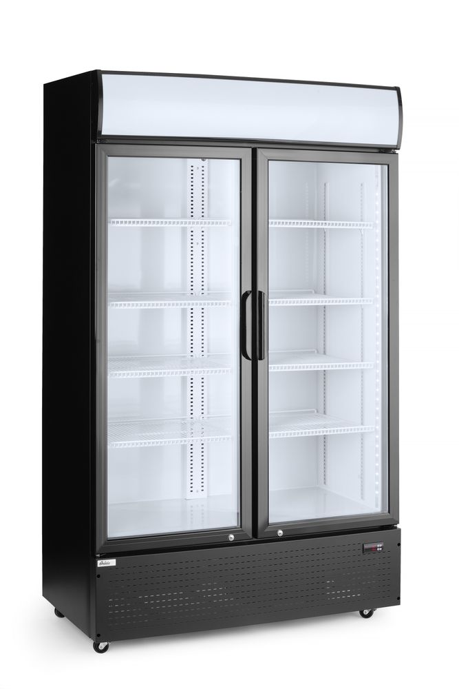 Frigorifero per bar posteriore con pannello retroilluminato, doppia porta Arktic - lunghezza 610 × larghezza 1120 × altezza