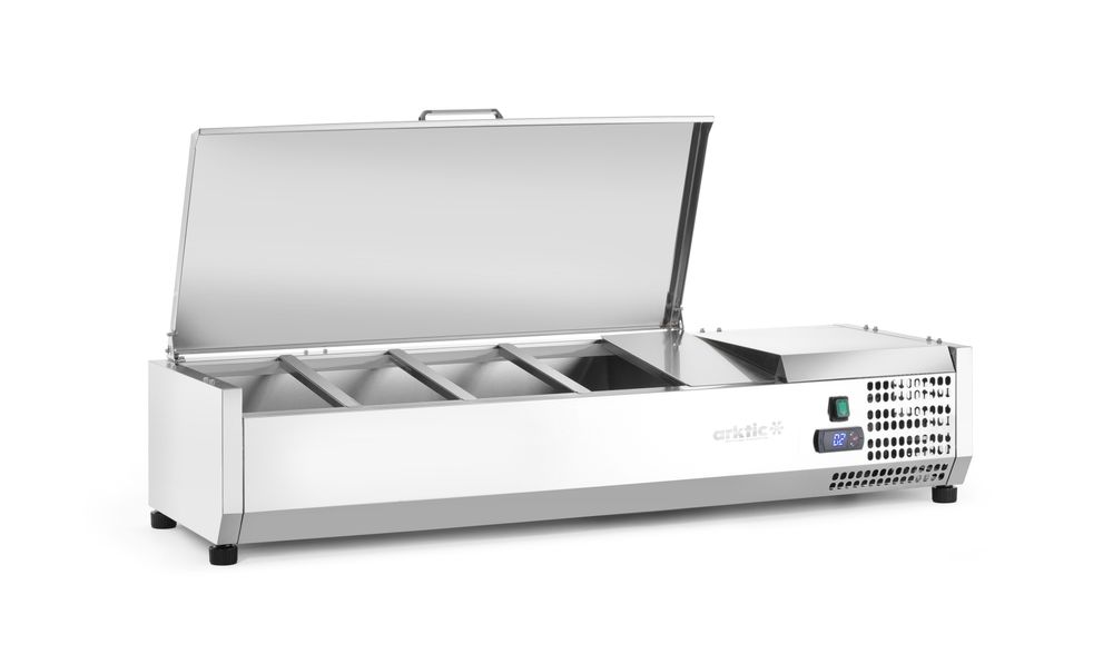 Vetrina refrigerata GN 1/3 Arktic - lunghezza 420 × larghezza 1607 × altezza 630 mm | HE233979
