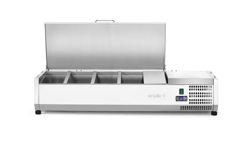 Vetrina refrigerata GN 1/3 Arktic - lunghezza 420 × larghezza 1808 × altezza 630 mm | HE233986