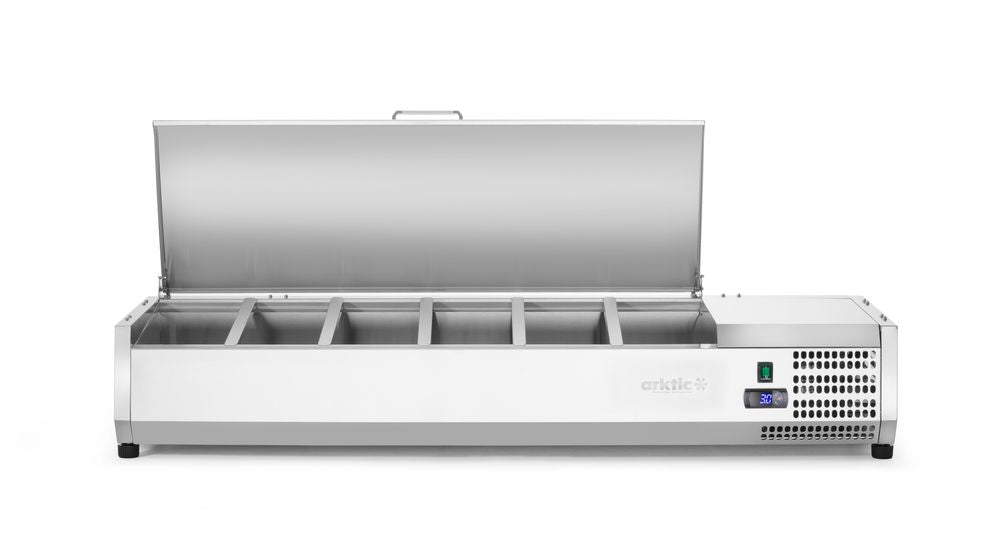 Vetrina refrigerata GN 1/3 Arktic - lunghezza 420 × larghezza 1405 × altezza 630 mm | HE233955