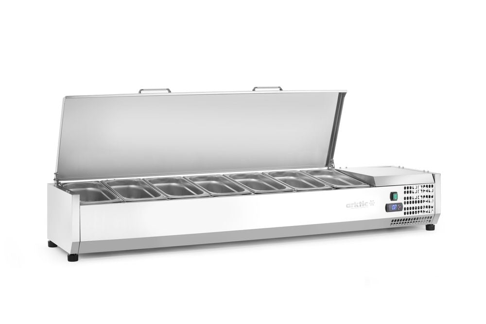 Vetrina refrigerata GN 1/3 Arktic - lunghezza 420 × larghezza 1607 × altezza 630 mm | HE233979
