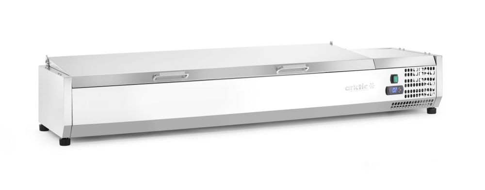 Vetrina refrigerata GN 1/3 Arktic - lunghezza 420 × larghezza 1607 × altezza 630 mm | HE233979