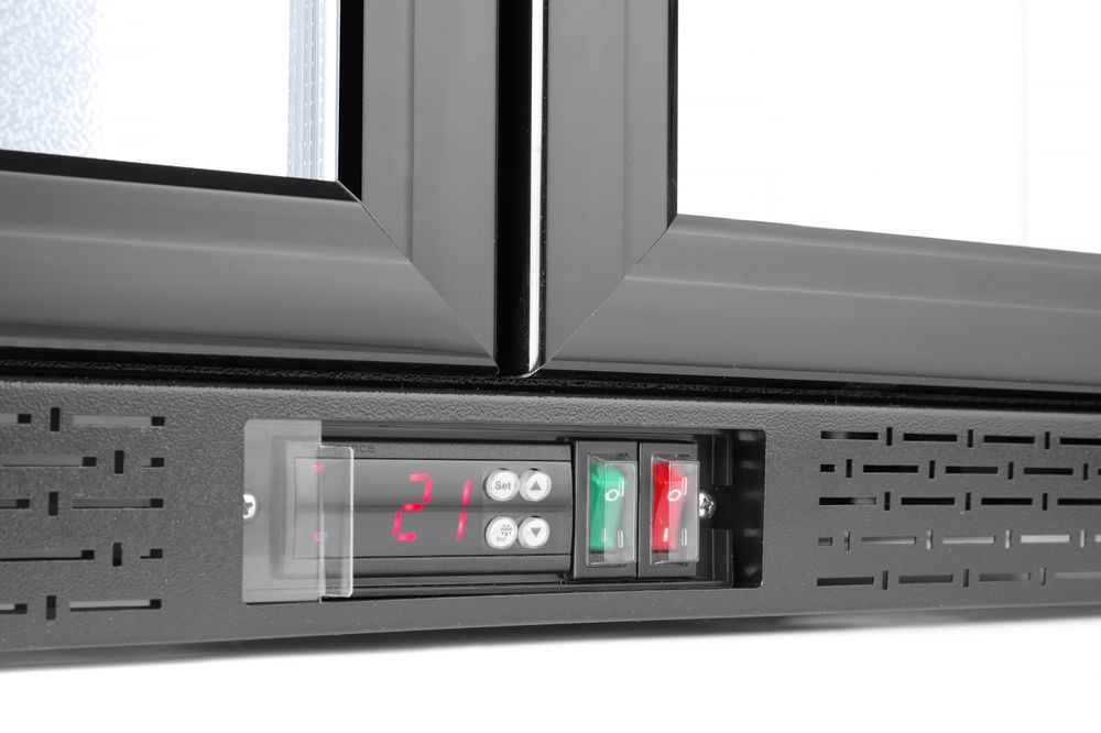 Frigorifero posteriore da bar con doppio sportello Arktic - lunghezza 540 × larghezza 900 × altezza 890 mm | HE235829