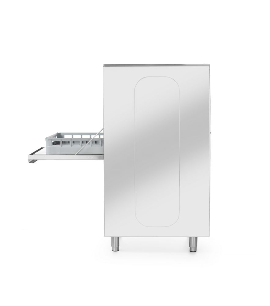 Lavastoviglie 50x60 per vassoi e pentole, a controllo elettronico, con sistema di dosaggio del detersivo e pompa di scarico