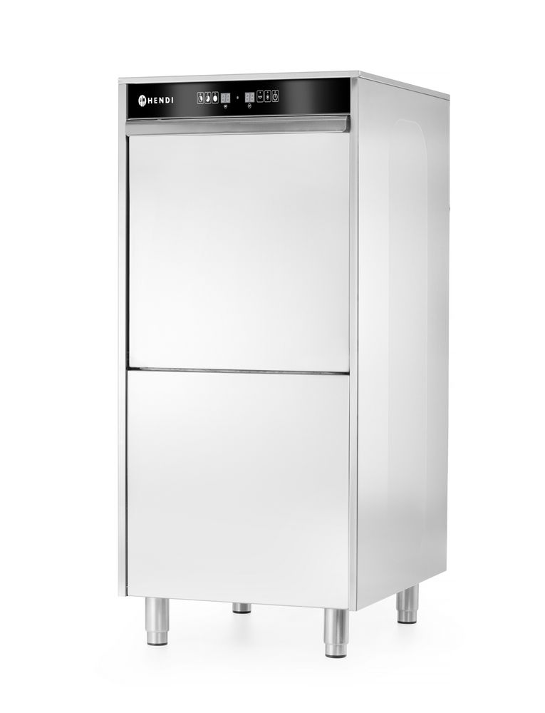 Lavastoviglie 50x60 per vassoi e pentole, a controllo elettronico, con sistema di dosaggio del detersivo e pompa di scarico