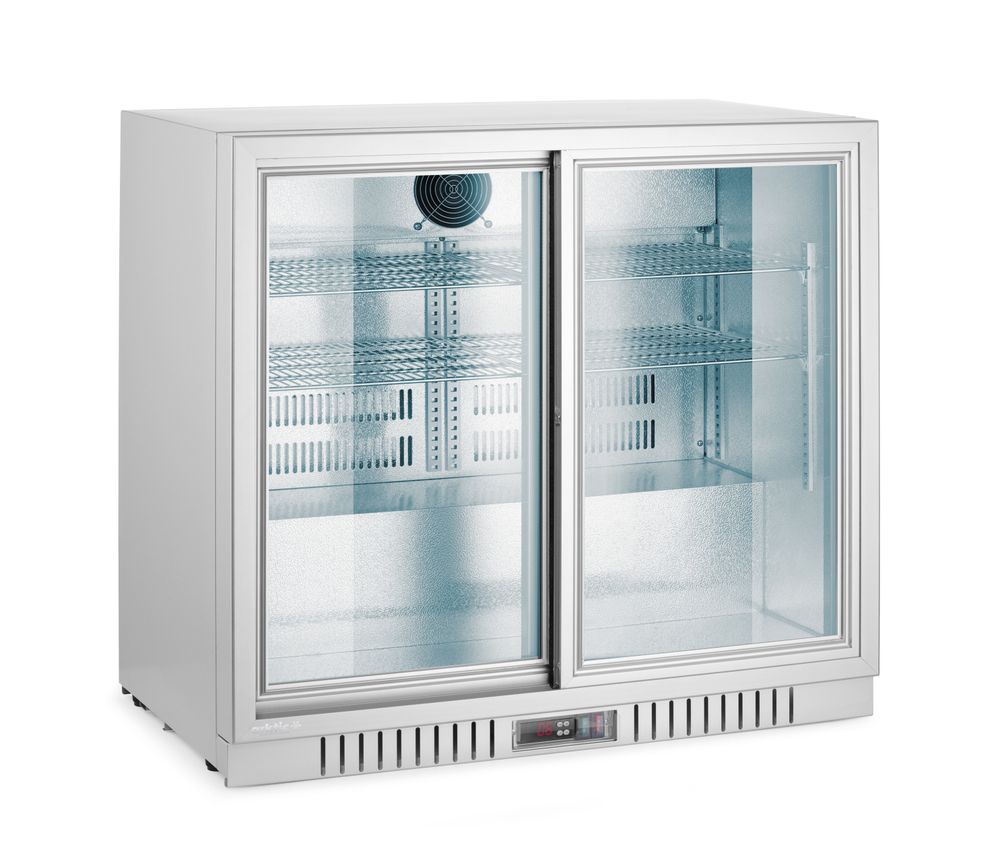 Frigorifero per bar posteriore e 2 porte scorrevoli Arktic - lunghezza 540 × larghezza 900 × altezza 840 mm | HE236918