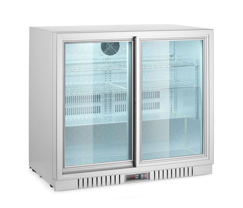 Frigorifero per bar posteriore e 2 porte scorrevoli Arktic - lunghezza 540 × larghezza 900 × altezza 840 mm | HE236918